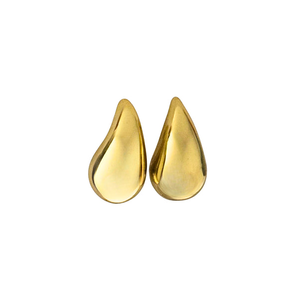 Gold Waterdrop Studs