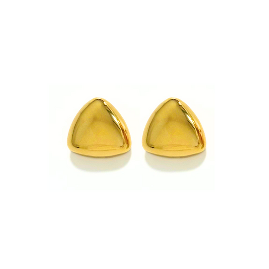 Gold Triangle Studs