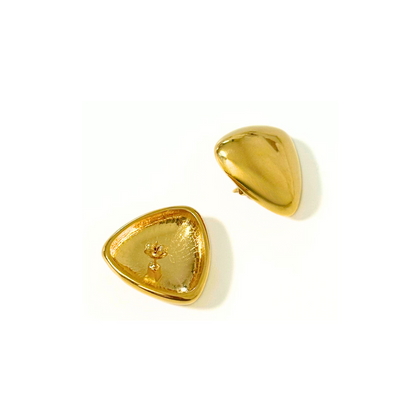 Gold Triangle Studs