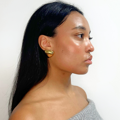 Gold Triangle Studs