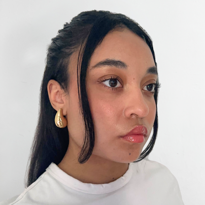 Gold Waterdrop Studs