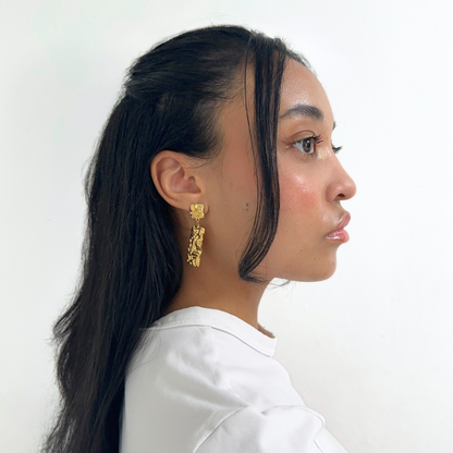 Gold Textured Drops