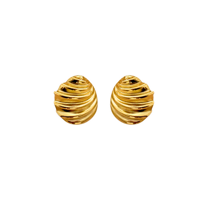 Gold Shell Studs
