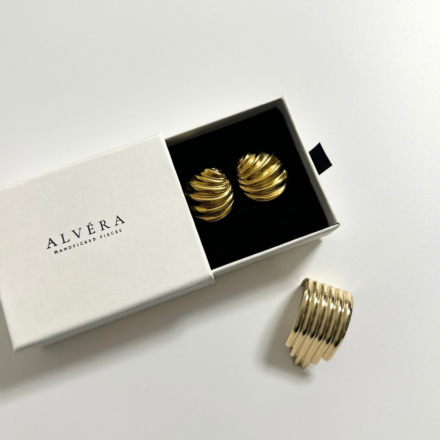 Gold Shell Studs