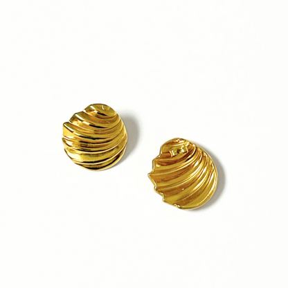 Gold Shell Studs
