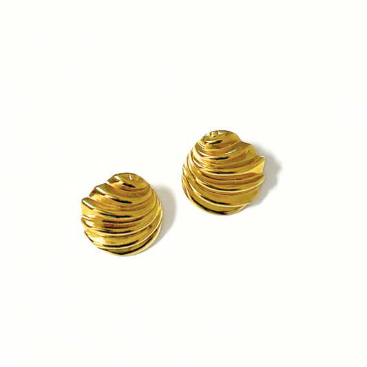Gold Shell Studs