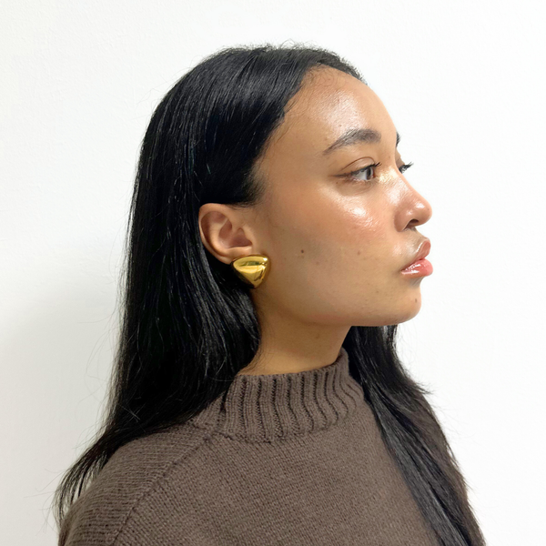 Gold Triangle Studs